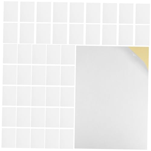 LAPYAPPE 100 Blatt mattes Aufkleberpapier für Drucker glänzendes Aufkleberpapier Druckerpapier leer große Aufkleber Etikettenpapier für Drucker Schreibpapiere selbstklebendes Papier Weiß LAPYAPPE 100 Blatt mattes Aufkleberpapier für Drucker glänzendes Aufkleberpapier Druckerpapier leer große Aufkleber Etikettenpapier für Drucker Schreibpapiere selbstklebendes Papier Weiß von LAPYAPPE