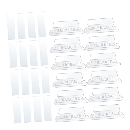 LAPYAPPE 100 Stück Etikettenhalter Transparent Inhaber Dateien Registerkarten Für Dateiordner Tab Aktenschrankeinsätze Kunststofflaschen Für Hängeregistraturen Ablageordner Pvc LAPYAPPE 100 Stück Etikettenhalter Transparent Inhaber Dateien Registerkarten Für Dateiordner Tab Aktenschrankeinsätze Kunststofflaschen Für Hängeregistraturen Ablageordner Pvc von LAPYAPPE
