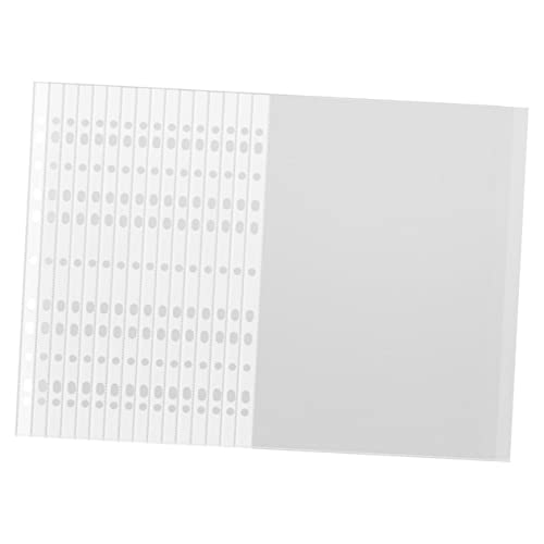 LAPYAPPE 100Stücke Dateihalter Transparente Dokumentenbeutel für Sichere Aufbewahrung von Unterlagen Langlebig und Verschleißfest für Organisation von Dokumenten LAPYAPPE 100Stücke Dateihalter Transparente Dokumentenbeutel für Sichere Aufbewahrung von Unterlagen Langlebig und Verschleißfest für Organisation von Dokumenten von LAPYAPPE