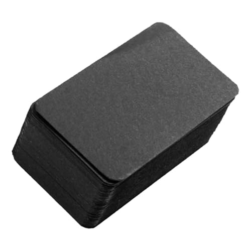 LAPYAPPE 100Stücke Leere Schwarze Karten Für DIY Notizen Vokabeln Und Visitenkarten Mini Blankokarten Aus Leichtem Für Schule Büro Und Persönliches Lernen von LAPYAPPE