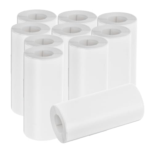 LAPYAPPE 10Rollen Mini Thermopapier Selbstklebend für Drucker Hochwertiges Druckerpapier für Instantkameras und Fotodrucker für Kreative Projekte LAPYAPPE 10Rollen Mini Thermopapier Selbstklebend für Drucker Hochwertiges Druckerpapier für Instantkameras und Fotodrucker für Kreative Projekte von LAPYAPPE