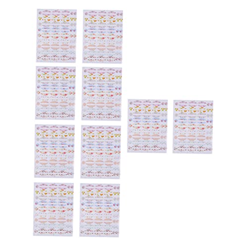 LAPYAPPE 10Stücke Selbstklebende Etiketten für Flaschen Wetterfeste Aufkleber für Ätherische Öle Kosmetische Anwendungen und Beschriftbar und Langlebig von LAPYAPPE