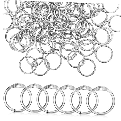 LAPYAPPE 120Stücke Metall Binderringe für Notizbücher Scrapbooking und DIY Projekte Innendurchmesser für Karteikarten und Lose Sichere Verbindung LAPYAPPE 120Stücke Metall Binderringe für Notizbücher Scrapbooking und DIY Projekte Innendurchmesser für Karteikarten und Lose Sichere Verbindung von LAPYAPPE
