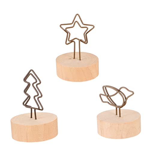 LAPYAPPE 15Stücke Teiliges Fotohalter mit Holzbasis Kreative Memo Clips für Notizen Aufgabenlisten und Fotos Dekorative Tischkartenhalter im Baum und Design LAPYAPPE 15Stücke Teiliges Fotohalter mit Holzbasis Kreative Memo Clips für Notizen Aufgabenlisten und Fotos Dekorative Tischkartenhalter im Baum und Design von LAPYAPPE
