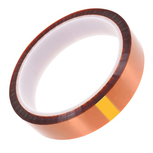 LAPYAPPE 1Rolle Hochtemperatur Klebeband Hitzebeständig Elektrisches Klebeband für Maschinen und Thermoplastische Anwendungen Wiederverwendbar und Robust von LAPYAPPE