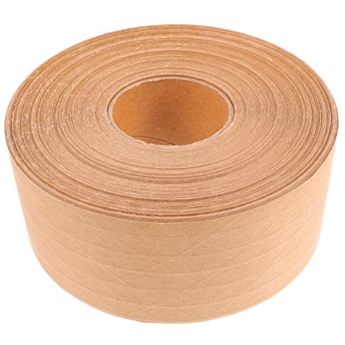 LAPYAPPE 1Rolle Kraftpapier Klebeband Selbstklebendes Umweltfreundliches Verpackungsband für DIY Hohe Klebkraft und Temperaturbeständigkeit für Bastelprojekte von LAPYAPPE