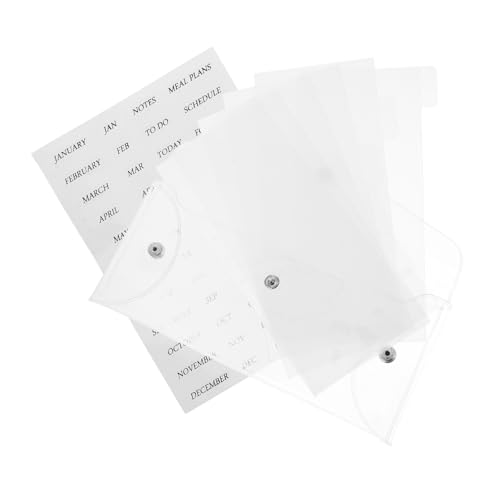 LAPYAPPE 1Satz Budget Ordnern mit Transparenten Trennfächern und Geldtaschen für Effektive Budgetierung für Verwaltung von Sparzielen und Eleganter von LAPYAPPE