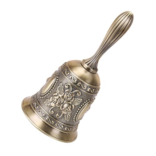 LAPYAPPE 1Stück Handglocke aus Legierung Laute Serviceglocke für Party und Restaurant Retro Design für Festliche Anlässe Alarmglocke oder Spielglocke LAPYAPPE 1Stück Handglocke aus Legierung Laute Serviceglocke für Party und Restaurant Retro Design für Festliche Anlässe Alarmglocke oder Spielglocke von LAPYAPPE
