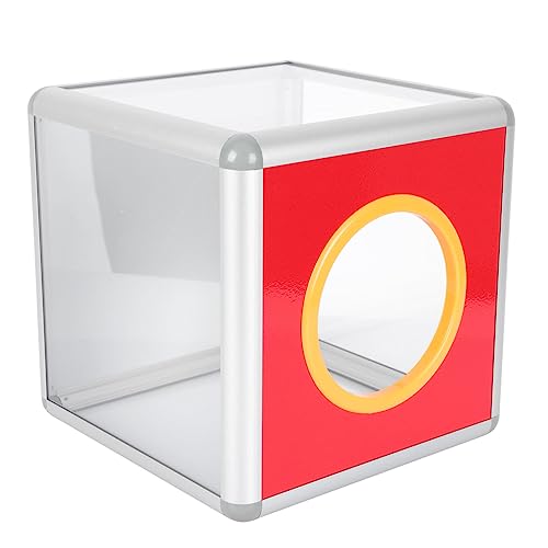 LAPYAPPE 1Stück Transparentes Lotterieschachtel mit Aluminiumrand Abschließbare Spendenbox für Party Fundraising und Vorschläge aus Robustem und Sicher LAPYAPPE 1Stück Transparentes Lotterieschachtel mit Aluminiumrand Abschließbare Spendenbox für Party Fundraising und Vorschläge aus Robustem und Sicher von LAPYAPPE