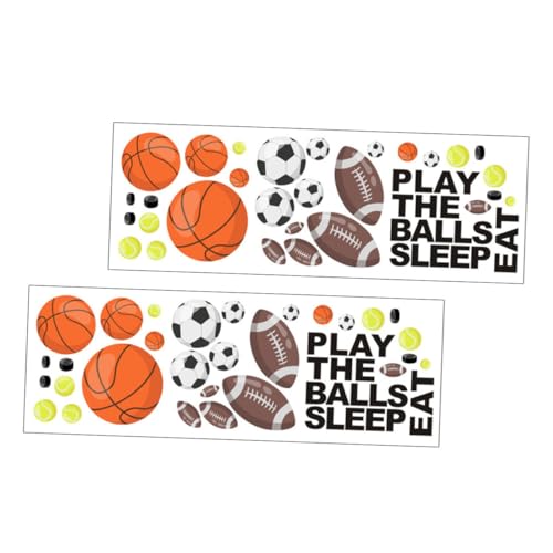 LAPYAPPE 2 Stück Aufkleber für Diy Dekorative Sticker für Kinderzimmer Sportpartys und Kreative Bastelprojekte Vielseitig Einsetzbar für Sportliebhaber LAPYAPPE 2 Stück Aufkleber für Diy Dekorative Sticker für Kinderzimmer Sportpartys und Kreative Bastelprojekte Vielseitig Einsetzbar für Sportliebhaber von LAPYAPPE