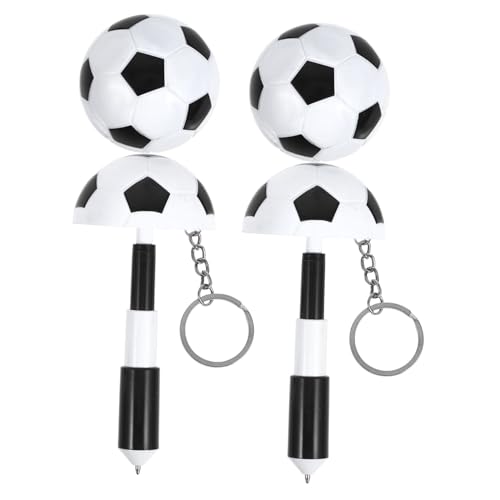 LAPYAPPE 2 Stück Fußball Kugelschreiber Sportstift Cooler Stift Druckkugelschreiber Fußball Aufkleber Sportball Schlüsselanhänger Fußball Schlüsselanhänger Alberner Stift LAPYAPPE 2 Stück Fußball Kugelschreiber Sportstift Cooler Stift Druckkugelschreiber Fußball Aufkleber Sportball Schlüsselanhänger Fußball Schlüsselanhänger Alberner Stift von LAPYAPPE