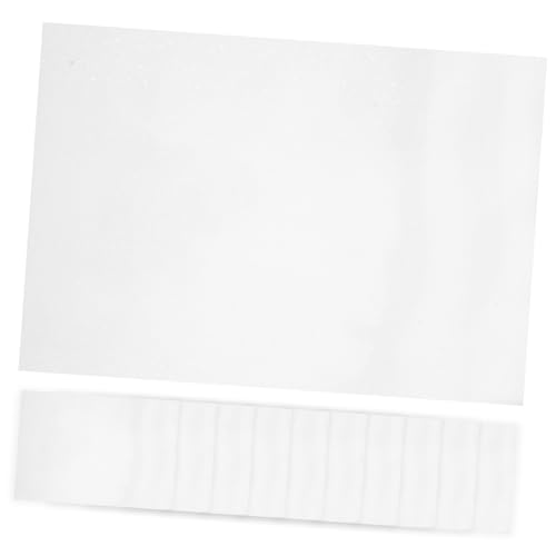 LAPYAPPE 20 Blatt Holografisches Stickerpapier Selbstklebende Transparente Folie für Drucker Wasserfestes Pet für Kreative Projekte und Dekoration von LAPYAPPE