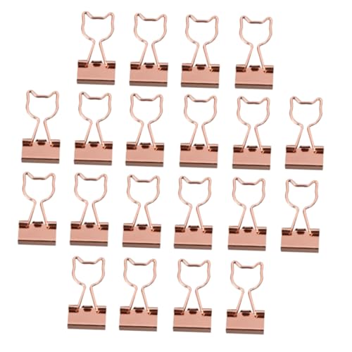 LAPYAPPE 20 Stück Metall Büroklammern Papierklammern Roségold Katzenmotiv Praktische Aktenklammern für Dateien und Dokumente Langlebig Vielseitig für Schule Büro Zuhause Geeignet LAPYAPPE 20 Stück Metall Büroklammern Papierklammern Roségold Katzenmotiv Praktische Aktenklammern für Dateien und Dokumente Langlebig Vielseitig für Schule Büro Zuhause Geeignet von LAPYAPPE