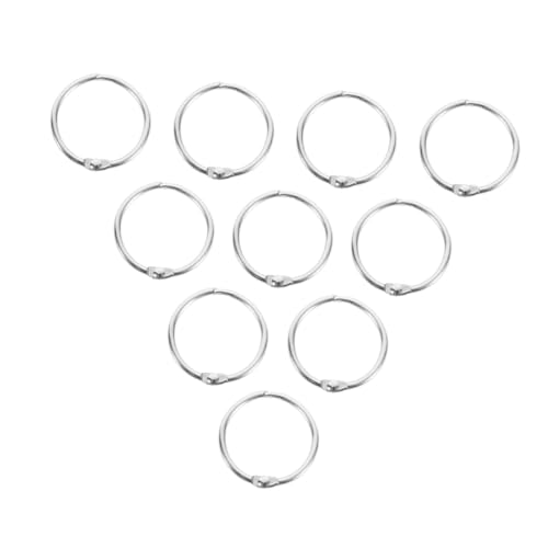 LAPYAPPE 20 Stück Pack Metall Ringbinder für Lose Strapazierfähige Buchbinderinge für Notizen Scrapbooking und DIY Projekte Innendurchmesser Vielseitige Verwendung für Büro und Schule LAPYAPPE 20 Stück Pack Metall Ringbinder für Lose Strapazierfähige Buchbinderinge für Notizen Scrapbooking und DIY Projekte Innendurchmesser Vielseitige Verwendung für Büro und Schule von LAPYAPPE