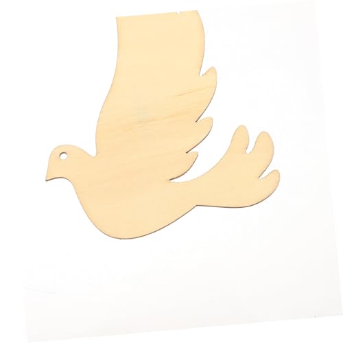 LAPYAPPE 20 Stück Teiliges Holzvögel Bastelholzscheiben Unbehandelt zum Gravieren DIY Holzanhänger Partydeko Dekovögel Aufhängen Holzverzierungen Holzscheiben Basteln von LAPYAPPE