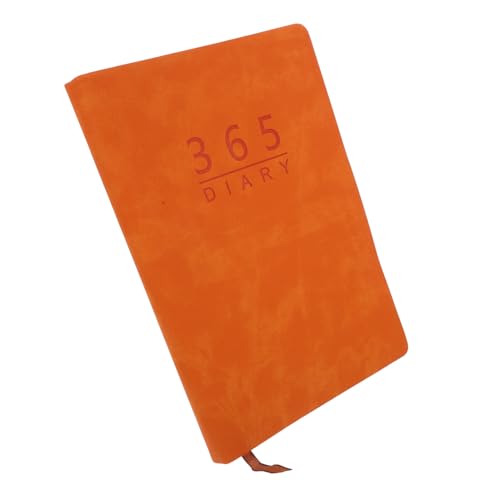 LAPYAPPE 2025 Kalenderbuch schülerplaner schülerkalender Notizbuch Kalenderplaner Wöchentlicher Notizblock Woche Tag Zu multifunktionaler akademischer Planer Hinweis Lieferungen Pu Orange von LAPYAPPE