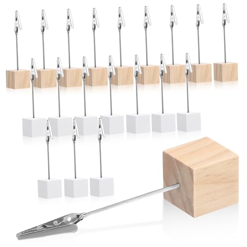LAPYAPPE 20Stücke Bildhalter mit Clips Platzkartenhalter für Menüs Notizen und Fotos für Zuhause Büro Hotel und Partys Robuste und Vielseitige Anwendung LAPYAPPE 20Stücke Bildhalter mit Clips Platzkartenhalter für Menüs Notizen und Fotos für Zuhause Büro Hotel und Partys Robuste und Vielseitige Anwendung von LAPYAPPE