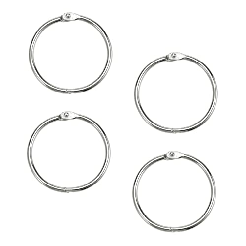 LAPYAPPE 25 Stück Teiliges Metallringe Außendurchmesser Silber Langlebige Buchbinderinge für Loseblatt Memo Ablage und Schlüsselanhänger Vielseitige Metallbinder für Papierorganisation und LAPYAPPE 25 Stück Teiliges Metallringe Außendurchmesser Silber Langlebige Buchbinderinge für Loseblatt Memo Ablage und Schlüsselanhänger Vielseitige Metallbinder für Papierorganisation und von LAPYAPPE