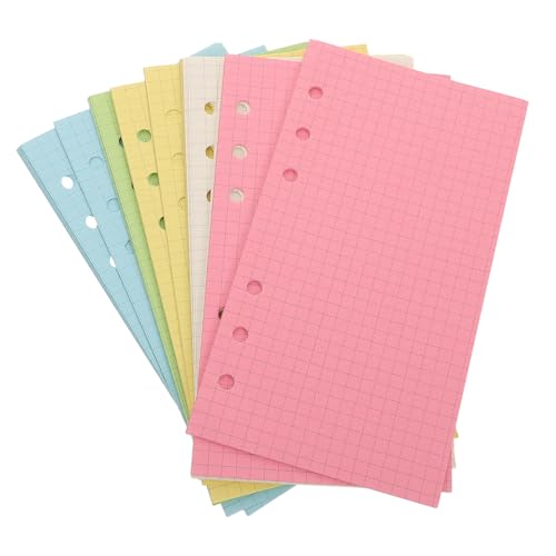 LAPYAPPE 250 Stück A6-füllpapier: Nachfüllbarer Ordner, Liniertes Loseblatt Für Planer, Notizbuch, 6-loch-lochpapier Für Schulnotizen, Verschiedene Farben von LAPYAPPE