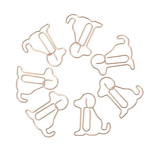 LAPYAPPE 25Stücke Kreative Tierform Büroklammern Roségold für Büro und Schule Hochwertige Lesezeichen Clips für Hundeliebhaber Dekorative Papierklemmen und Geschenkideen LAPYAPPE 25Stücke Kreative Tierform Büroklammern Roségold für Büro und Schule Hochwertige Lesezeichen Clips für Hundeliebhaber Dekorative Papierklemmen und Geschenkideen von LAPYAPPE