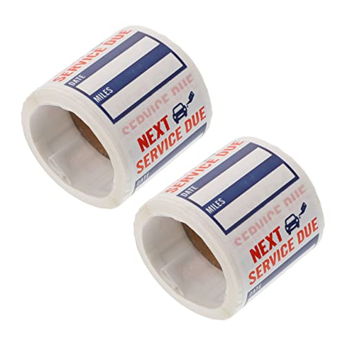 LAPYAPPE 2Rollen Auto Wartungsaufkleber mit Selbstklebende Erinnerungssticker für Einfache Anwendung und Entfernung für Fahrzeugwartung LAPYAPPE 2Rollen Auto Wartungsaufkleber mit Selbstklebende Erinnerungssticker für Einfache Anwendung und Entfernung für Fahrzeugwartung von LAPYAPPE