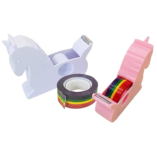 LAPYAPPE 2Stücke Einhorn Klebebandspender Tischabroller mit Praktischem Bandschneider Lustiger Abroller für Büro Schule und Zuhause Farblich Zufällig Klebeband LAPYAPPE 2Stücke Einhorn Klebebandspender Tischabroller mit Praktischem Bandschneider Lustiger Abroller für Büro Schule und Zuhause Farblich Zufällig Klebeband von LAPYAPPE
