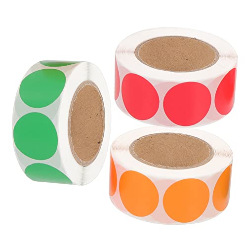LAPYAPPE 3 Rollen Bunte Klebepunkte Runde Aufkleber für Farbcodierung Selbstklebende Etiketten für Büro Schule und Zuhause pro Praktische Beschriftungslösungen LAPYAPPE 3 Rollen Bunte Klebepunkte Runde Aufkleber für Farbcodierung Selbstklebende Etiketten für Büro Schule und Zuhause pro Praktische Beschriftungslösungen von LAPYAPPE