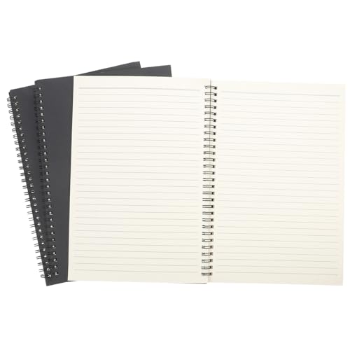 LAPYAPPE 3 Stück Spiral Notizbuch Vielseitiges Büro Notepad für Studium und Hochwertiges Spiral Notizbuch für Notizen und Memo Tragbar und Stylisch für Berufstätige von LAPYAPPE