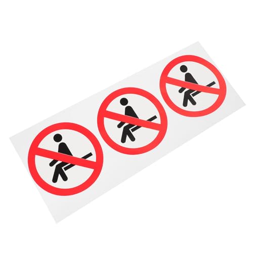 LAPYAPPE 3 Stück Teiliges Selbstklebende Warnaufkleber aus Langlebigem PVC Verbotsschild Sitzen und Liegen Verboten Einsetzbar für Werkstatt Lager und Industriebereiche Praktische LAPYAPPE 3 Stück Teiliges Selbstklebende Warnaufkleber aus Langlebigem PVC Verbotsschild Sitzen und Liegen Verboten Einsetzbar für Werkstatt Lager und Industriebereiche Praktische von LAPYAPPE