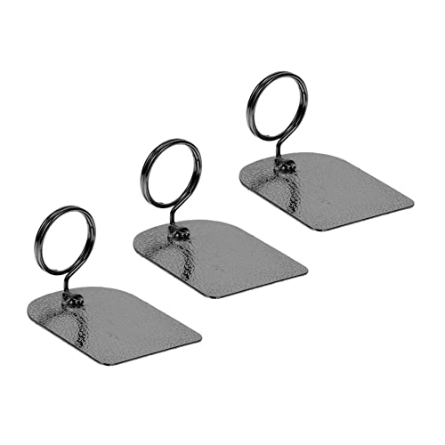 LAPYAPPE Preisschildhalter Clip aus Metall 3 Stück für Supermärkte und Einzelhandel Einfach zu Verwenden Glänzende Oberfläche für Preisauszeichnungen und Werbedisplays von LAPYAPPE