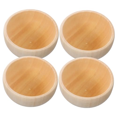 LAPYAPPE 4 Stück Diy Holzschalen für Unfertige Holzspielzeuge zum Malen und Basteln für Kreative Projekte für Fantasievolles und Dekoration LAPYAPPE 4 Stück Diy Holzschalen für Unfertige Holzspielzeuge zum Malen und Basteln für Kreative Projekte für Fantasievolles und Dekoration von LAPYAPPE
