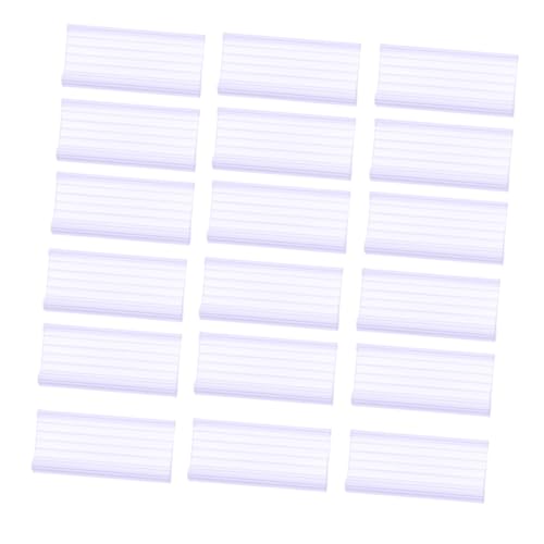 LAPYAPPE 40 Stück PVC Transparente Preisschildhalter Langlebige Preisaufsteller für Supermarkt und Einzelhandel Klarer Kunststoff Ladenschildhalter Geeignet für Regal Preisschilder und LAPYAPPE 40 Stück PVC Transparente Preisschildhalter Langlebige Preisaufsteller für Supermarkt und Einzelhandel Klarer Kunststoff Ladenschildhalter Geeignet für Regal Preisschilder und von LAPYAPPE