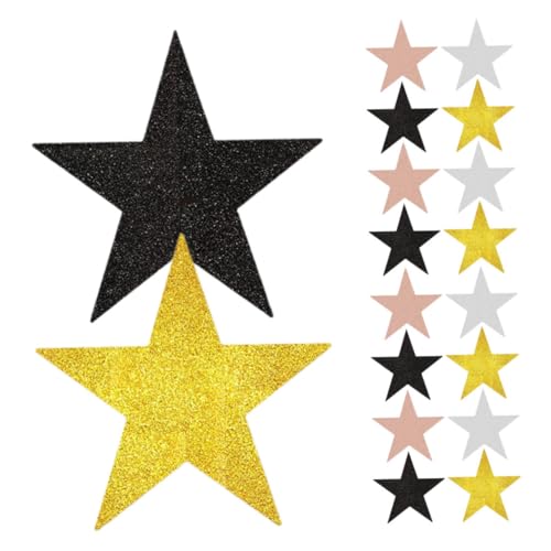 LAPYAPPE 40Stücke Glitzernde Sternförmige Ausschnitte Papiersterne Roségold für Hochzeiten Partys Klassenzimmer Dekoration und Pinnwände Vielseitig LAPYAPPE 40Stücke Glitzernde Sternförmige Ausschnitte Papiersterne Roségold für Hochzeiten Partys Klassenzimmer Dekoration und Pinnwände Vielseitig von LAPYAPPE