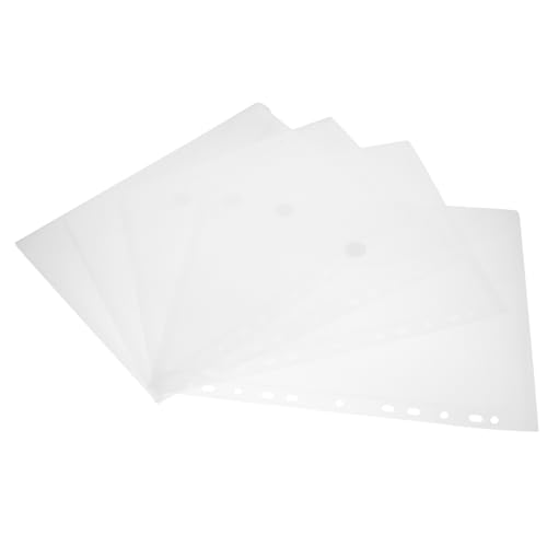 LAPYAPPE 4Stücke Dokumentenmappen mit Aufkleberknopf Durchsichtige Aktentaschen aus Stabilem Material Praktische Aufbewahrungslösungen für Büro Schule und Zuhause Transparentes LAPYAPPE 4Stücke Dokumentenmappen mit Aufkleberknopf Durchsichtige Aktentaschen aus Stabilem Material Praktische Aufbewahrungslösungen für Büro Schule und Zuhause Transparentes von LAPYAPPE