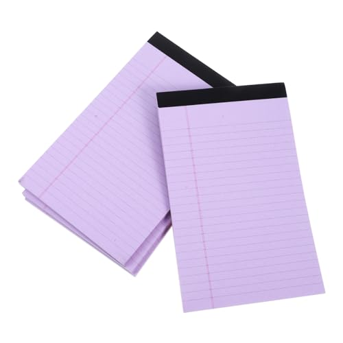LAPYAPPE 4Stücke Liniert Notizblock Abreißbare Memo Pads für Schule Büro und Meetings Einfaches Design für Effektives Planen und Organisieren von LAPYAPPE