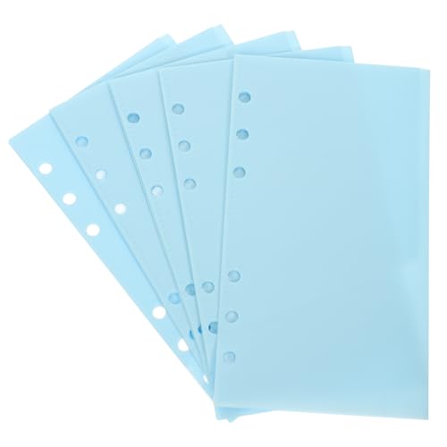 LAPYAPPE 5 Stück A6 Lose Blatt innerer Kern Einsätze Ordnertaschen Einfügen Planer Behälter klein austauschbare Budgettasche Tasche für den täglichen Gebrauch pp Sky-blue LAPYAPPE 5 Stück A6 Lose Blatt innerer Kern Einsätze Ordnertaschen Einfügen Planer Behälter klein austauschbare Budgettasche Tasche für den täglichen Gebrauch pp Sky-blue von LAPYAPPE