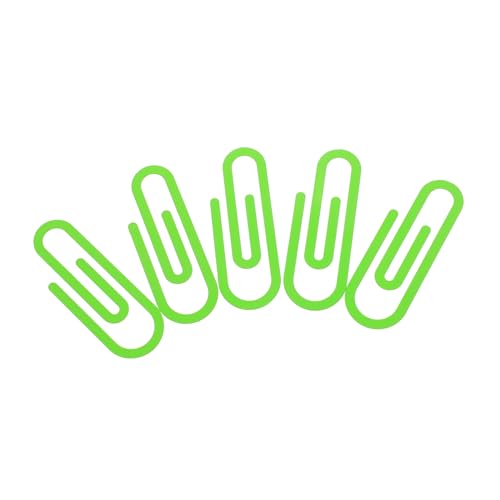LAPYAPPE 5 Stück Büroklammern für Akte geformt kleine Büroklammer Clips Mini büromaterial kartenhalter lesezeichen kreative Büroklammern Dokumentenklammern aus Metall Eisen Light Green LAPYAPPE 5 Stück Büroklammern für Akte geformt kleine Büroklammer Clips Mini büromaterial kartenhalter lesezeichen kreative Büroklammern Dokumentenklammern aus Metall Eisen Light Green von LAPYAPPE