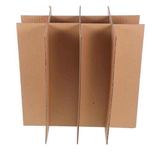 LAPYAPPE 5 Stück Teiliges Karton trennwände für Versandkartons Flexible Schutz einsätze für Weinflaschen Glaswaren und Geschirr Stoßfeste Verpackung für Sicheren Transport von LAPYAPPE