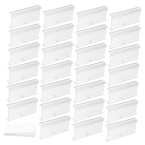 LAPYAPPE 50 Stück Drahtregal-Etikettenhalter Einzelhandel Fan-Shop Supermarkt durchsichtiger Etikettenhalter Stand verschleißfester Schilderhalter Regaletikett Schildhalter PVC Transparent LAPYAPPE 50 Stück Drahtregal-Etikettenhalter Einzelhandel Fan-Shop Supermarkt durchsichtiger Etikettenhalter Stand verschleißfester Schilderhalter Regaletikett Schildhalter PVC Transparent von LAPYAPPE
