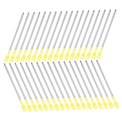 LAPYAPPE 50 Stück Kugelschreiberminen, Ersatz-tintenstiftminen, 1,0 Mm Mittlere Spitze, Metall-schreibstiftminen Für Einziehbare Kugelschreiber, Stylus-stifte LAPYAPPE 50 Stück Kugelschreiberminen, Ersatz-tintenstiftminen, 1,0 Mm Mittlere Spitze, Metall-schreibstiftminen Für Einziehbare Kugelschreiber, Stylus-stifte von LAPYAPPE