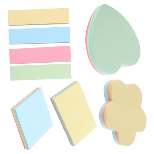LAPYAPPE 500 Stück Selbstklebende Sticker Niedliche Memo Pads Verschiedenen Formen Praktische Haftnotizen für Büro Zuhause und Schule Markieren von Informationen und Erinnerungen LAPYAPPE 500 Stück Selbstklebende Sticker Niedliche Memo Pads Verschiedenen Formen Praktische Haftnotizen für Büro Zuhause und Schule Markieren von Informationen und Erinnerungen von LAPYAPPE