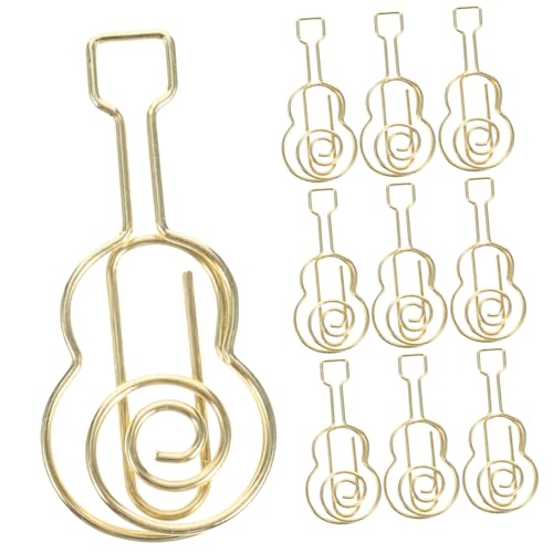 LAPYAPPE 50Stücke Geigenpapierclips aus Kreative Büroklammern Form von Musikinstrumenten für Schule Büro Hochzeit Praktisch LAPYAPPE 50Stücke Geigenpapierclips aus Kreative Büroklammern Form von Musikinstrumenten für Schule Büro Hochzeit Praktisch von LAPYAPPE