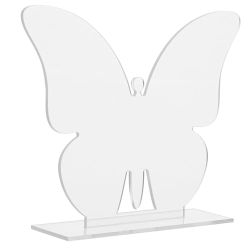 LAPYAPPE 6 Sätze Tischschild Schmetterlingsform Blanko Diy Hochzeitstischnummernschilder mit Standfuß für Restaurant Feiern und Veranstaltungen LAPYAPPE 6 Sätze Tischschild Schmetterlingsform Blanko Diy Hochzeitstischnummernschilder mit Standfuß für Restaurant Feiern und Veranstaltungen von LAPYAPPE