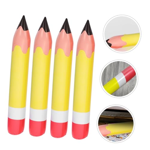 LAPYAPPE 6 Stück Teiliges Aufblasbares PVC Bleistift Deko Langlebige Schulanfang Klassenzimmerdekoration Gelbe Aufblasbare Schreibwaren Requisiten für Wand und Tafel LAPYAPPE 6 Stück Teiliges Aufblasbares PVC Bleistift Deko Langlebige Schulanfang Klassenzimmerdekoration Gelbe Aufblasbare Schreibwaren Requisiten für Wand und Tafel von LAPYAPPE