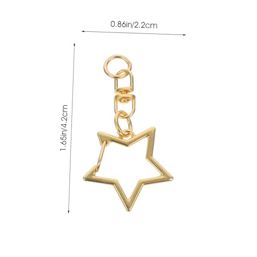 LAPYAPPE 60 Stück DIY Schlüsselanhänger Clips mit Federverschluss Stabile Metallkarabiner Vielseitige Anhänger Verschlüsse für Taschen Rucksäcke Schlüsselbunde für Schmuck Selber Machen von LAPYAPPE