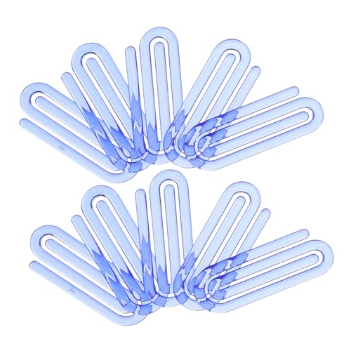 LAPYAPPE 60 Stück Kleine Blaue Büroklammern Transparente Clips für Dokumente Fotos und Notizen Praktische Bastel Accessoires für Büro und Schule LAPYAPPE 60 Stück Kleine Blaue Büroklammern Transparente Clips für Dokumente Fotos und Notizen Praktische Bastel Accessoires für Büro und Schule von LAPYAPPE