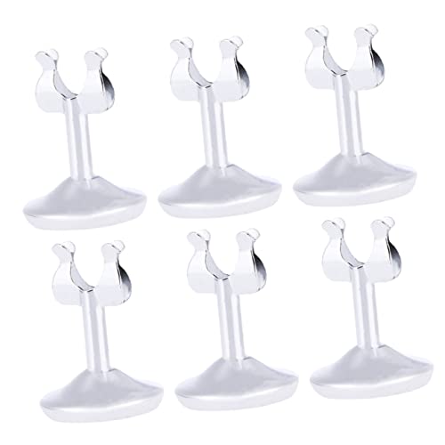 LAPYAPPE 6Stücke Kartenhalter U Förmig Mehrfunktionsnummer Inhaber Für Tischaufsteller Kartenstände Für Menüs Namensschilder LAPYAPPE 6Stücke Kartenhalter U Förmig Mehrfunktionsnummer Inhaber Für Tischaufsteller Kartenstände Für Menüs Namensschilder von LAPYAPPE