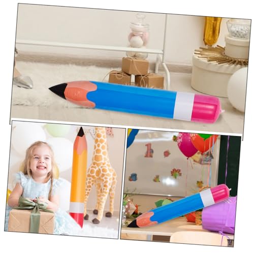LAPYAPPE 7 Stück Teiliges Aufblasbares PVC Bleistift Deko Bunte Jumbo Bleistifte für Schulanfang und Partys Schnelle Montage Leuchtende Farben Kreative Klassenzimmerwand Dekoration LAPYAPPE 7 Stück Teiliges Aufblasbares PVC Bleistift Deko Bunte Jumbo Bleistifte für Schulanfang und Partys Schnelle Montage Leuchtende Farben Kreative Klassenzimmerwand Dekoration von LAPYAPPE