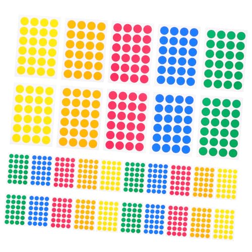 LAPYAPPE 720Stücke Selbstklebende Farbige Punktaufkleber für Scrapbooking und Kennzeichnung Runde Farbcodierungsaufkleber für Papierprojekte Je pro Farbe LAPYAPPE 720Stücke Selbstklebende Farbige Punktaufkleber für Scrapbooking und Kennzeichnung Runde Farbcodierungsaufkleber für Papierprojekte Je pro Farbe von LAPYAPPE