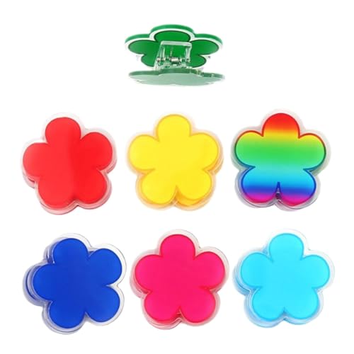 LAPYAPPE 7Stücke Blumenförmige Acryl Clips Lustige Lebensmittel und Tütenklammern Robuste Beutelverschlüsse für Büro und Zuhause für Frische und Ordnung LAPYAPPE 7Stücke Blumenförmige Acryl Clips Lustige Lebensmittel und Tütenklammern Robuste Beutelverschlüsse für Büro und Zuhause für Frische und Ordnung von LAPYAPPE